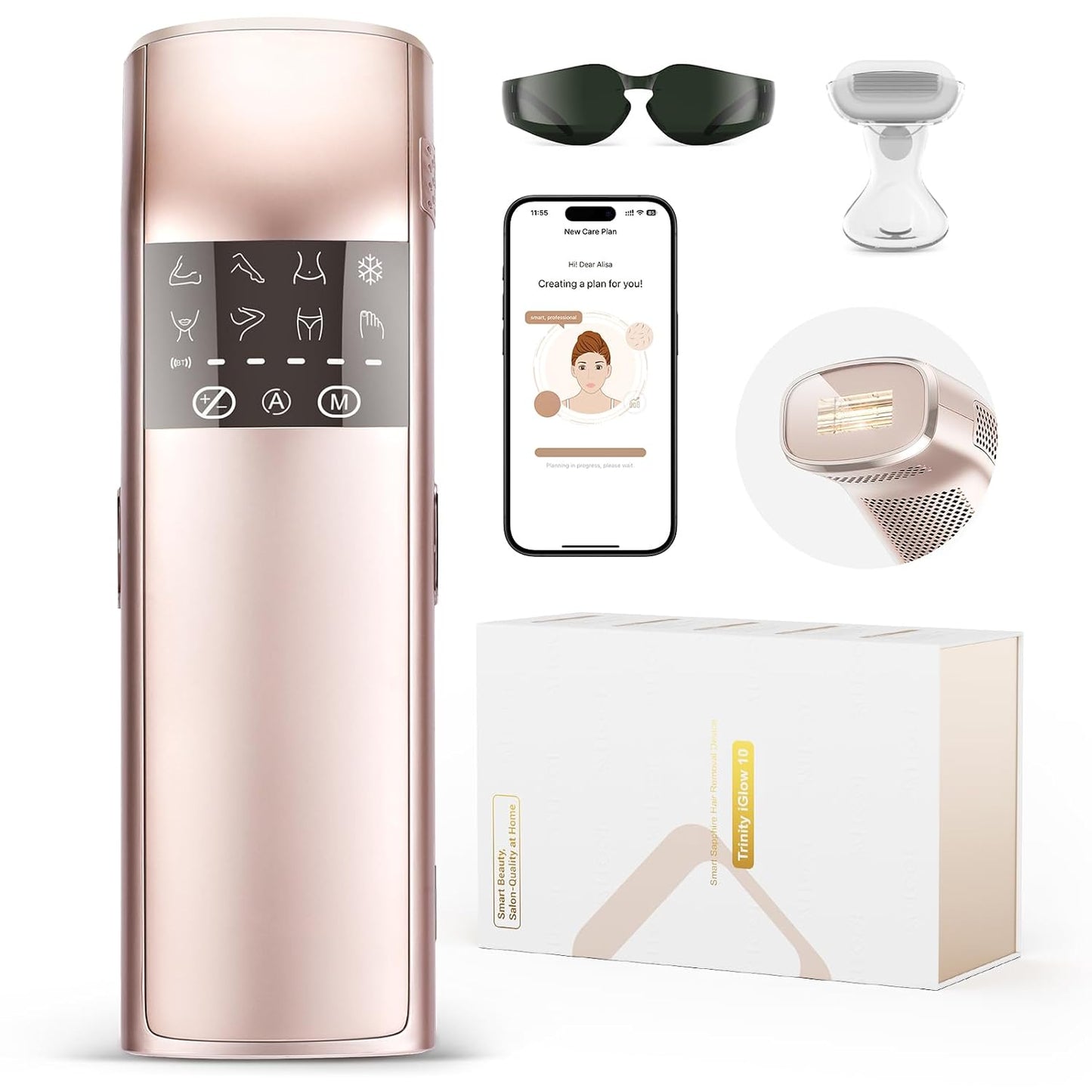 Depilación láser IPL para mujeres y hombres, enfriamiento de hielo...