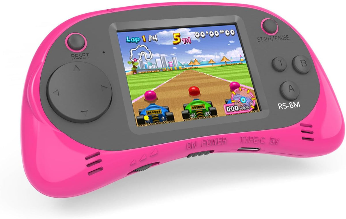 Juegos de mano para niños, videojuego retro de 16 bits con 220 jueg...
