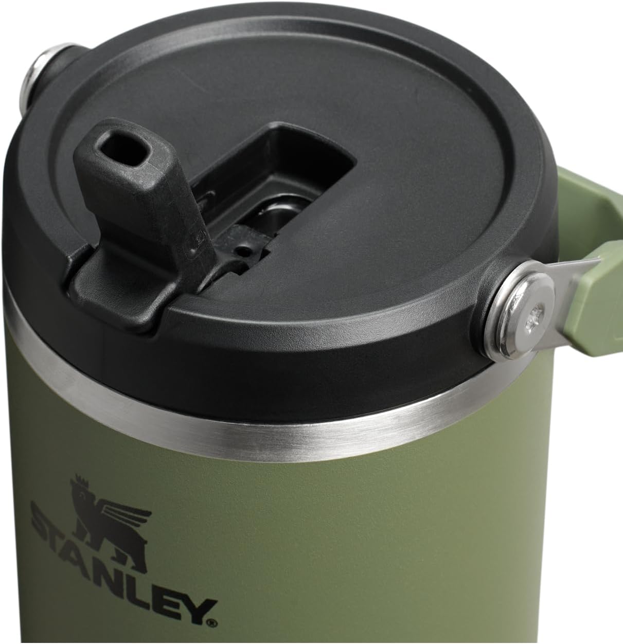 Stanley IceFlow 2.0 - Vaso con pajita, 40 onzas, pino seco | Asa de...