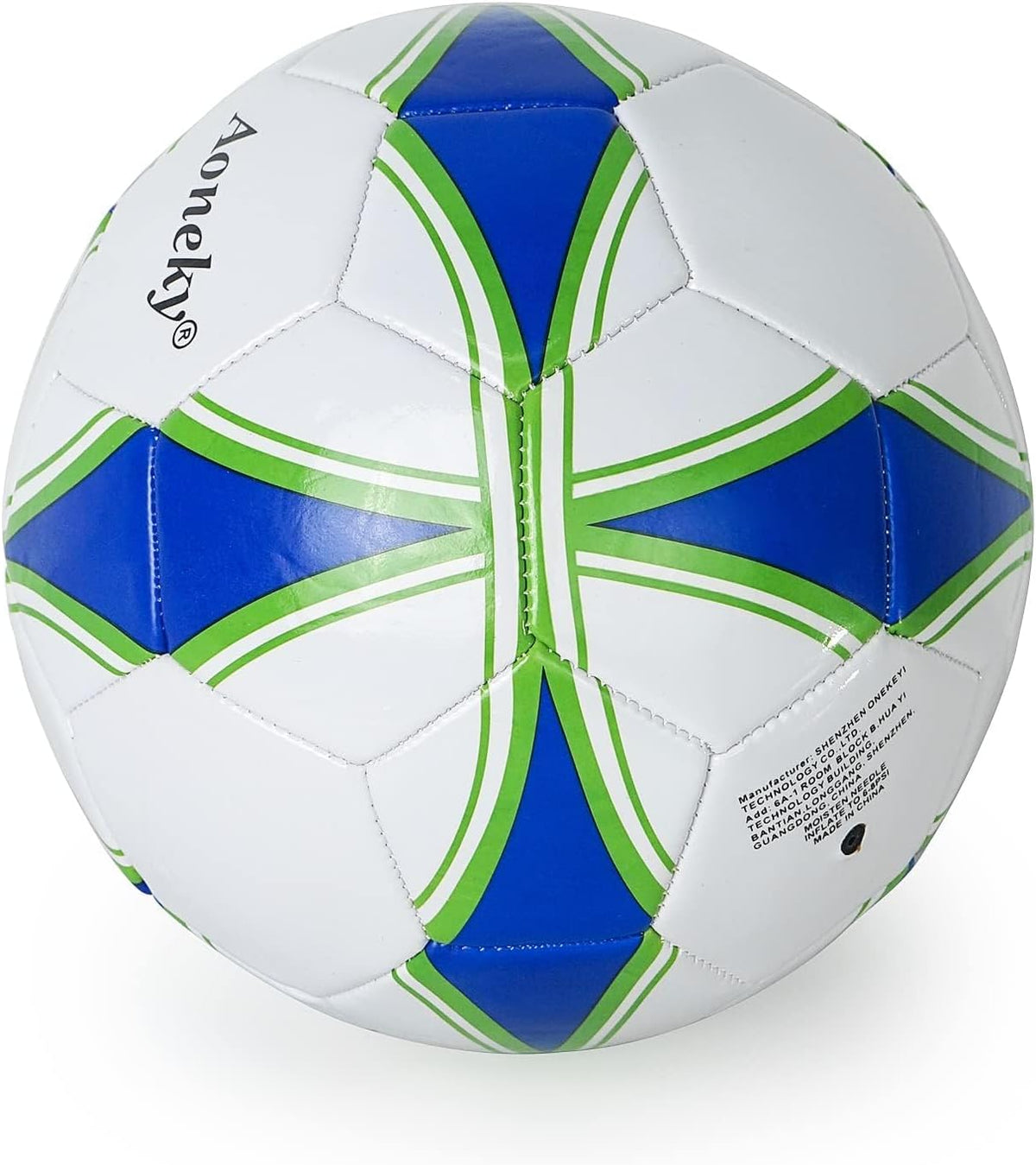 Aoneky Balón de fútbol tradicional de tamaño 5 para adultos, se env...