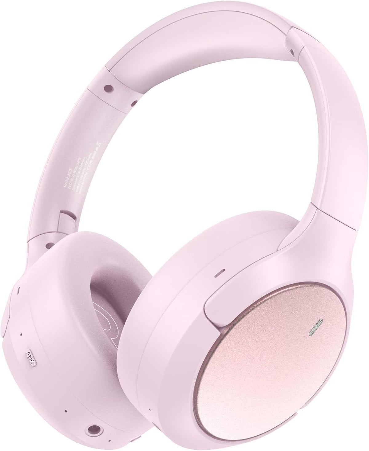 Auriculares inalámbricos ANC híbridos sobre la oreja, tiempo de rep...