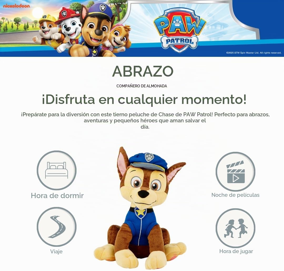 Franco - Almohada de peluche súper suave para niños, talla única, d...