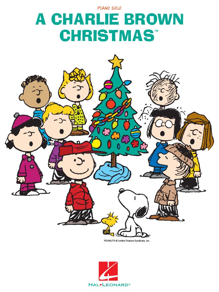 Un cancionero navideño para piano solo de Charlie Brown | Partitura...
