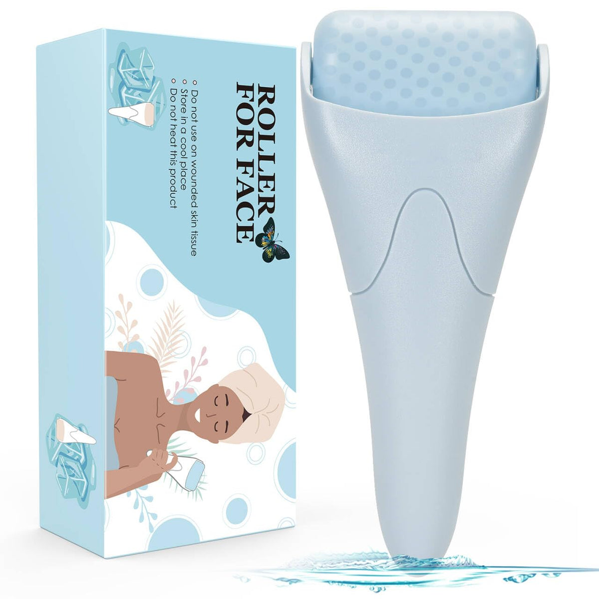 Fronnor Rodillo de Hielo para Cara, Ojos, Idea de Regalo para Mujer...