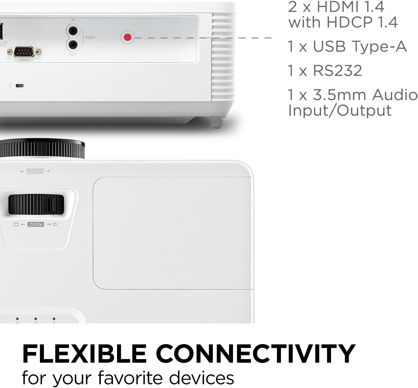 ViewSonic PA503HD Proyector de 4000 lúmenes de alta luminosidad con...