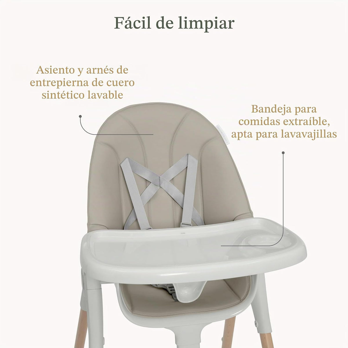 Delta Children Duet - Silla alta y asiento infantil 2 en 1, bandeja...