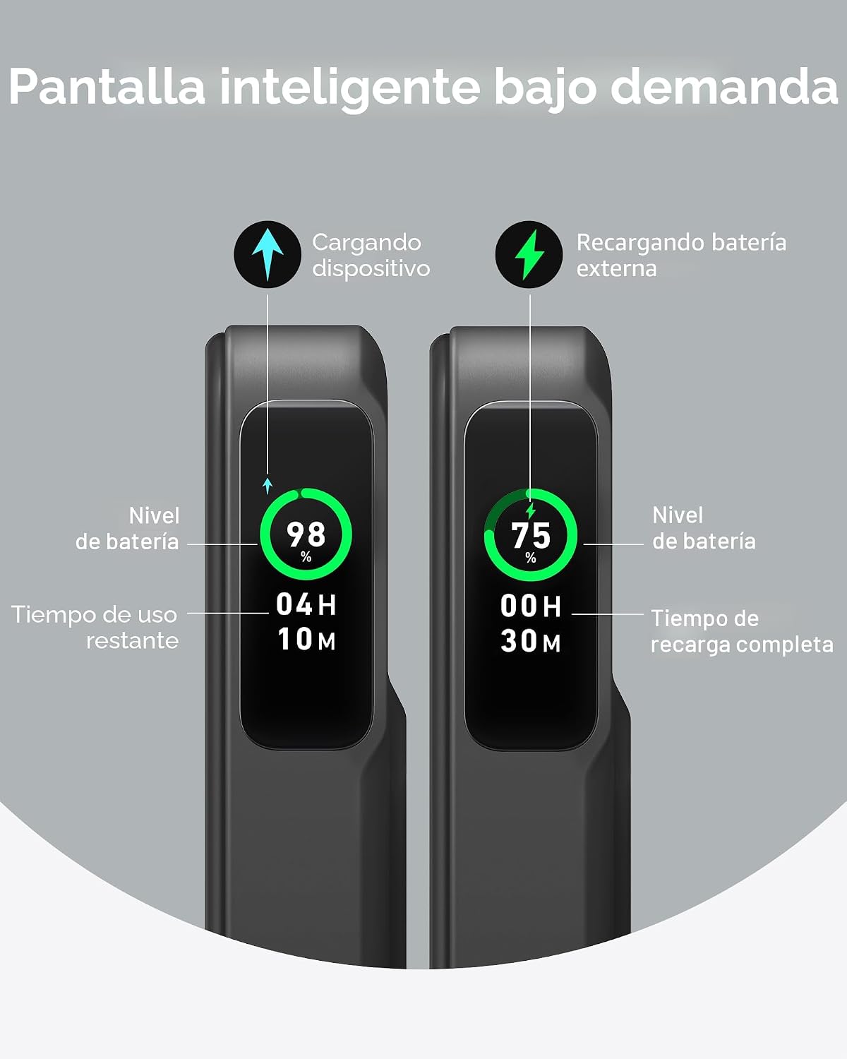 Anker MagGo Power Bank, cargador portátil máximo de 15 W con certif...