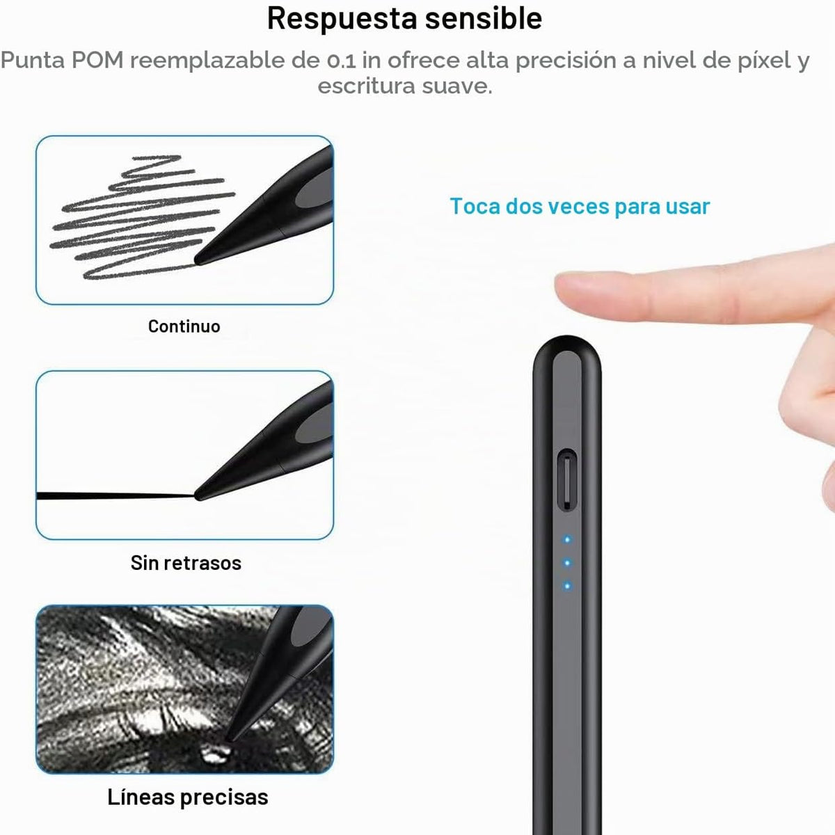 Cisteen Lápiz óptico para iPad 2026-2018, carga rápida 2X, sensor d...