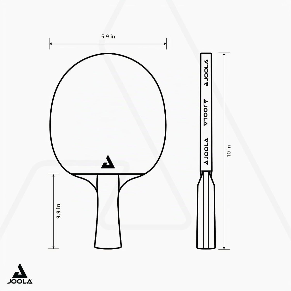 JOOLA Infinity GL Profesional - Palas de ping pong con funda para p...
