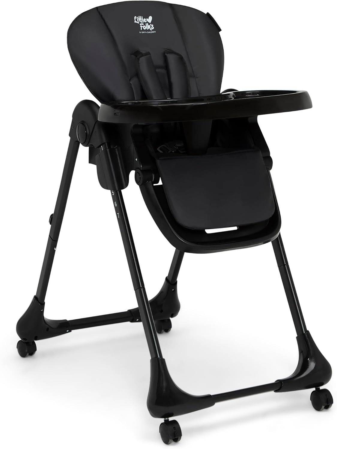 Little Folks by Delta Children - Silla alta SlimFold 2 en 1 para be...