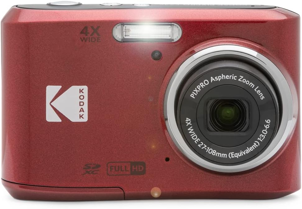 Kodak FZ45RD PIXPRO - Cámara digital de 16 MP con Lexar 64 GB de al...
