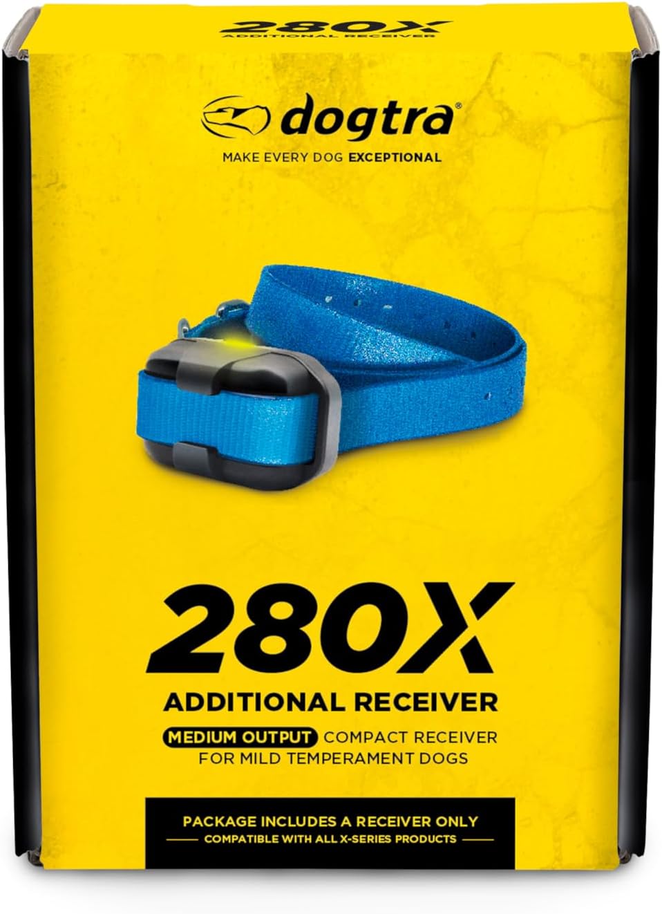 Dogtra 280X Receptor Adicional de E-Collar 10 lbs+, alcance de 1\/2...
