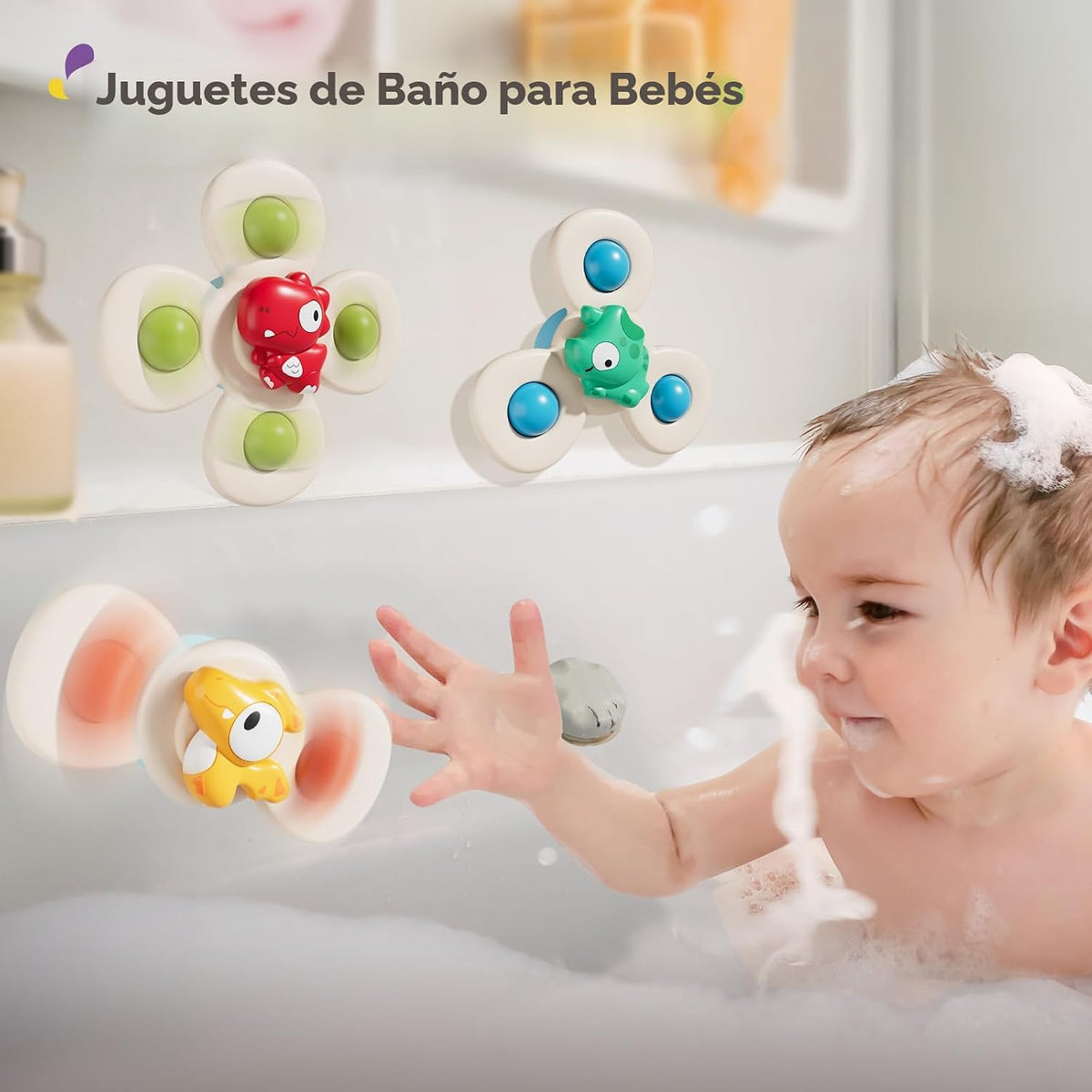 ALASOU Juguetes de viaje en avión con ventosa giratoria para niño d...