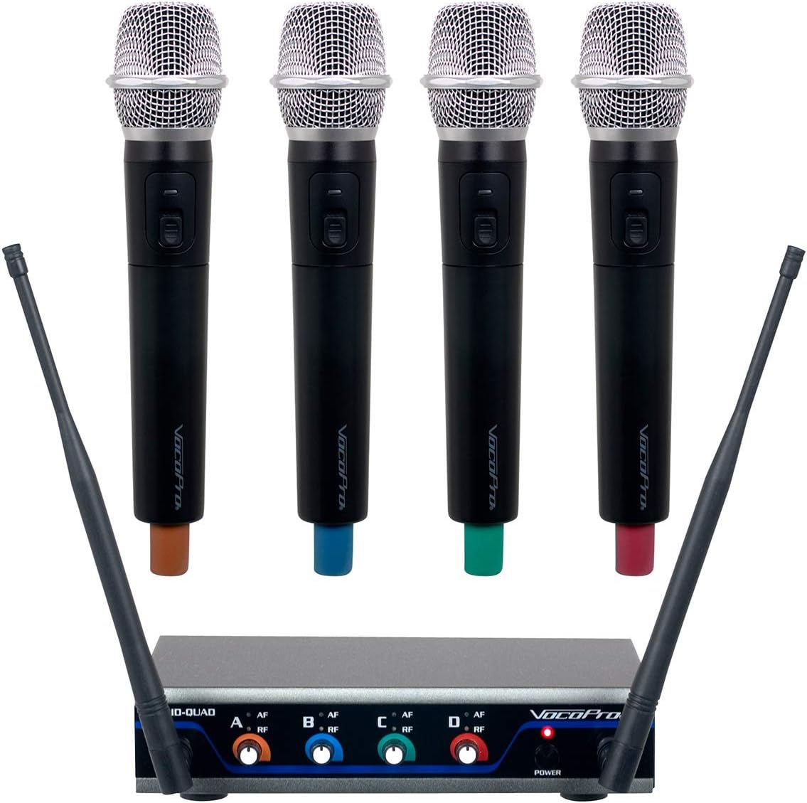 VOCOPRO Sistema de micrófonos de mano inalámbricos digitales UHF de...