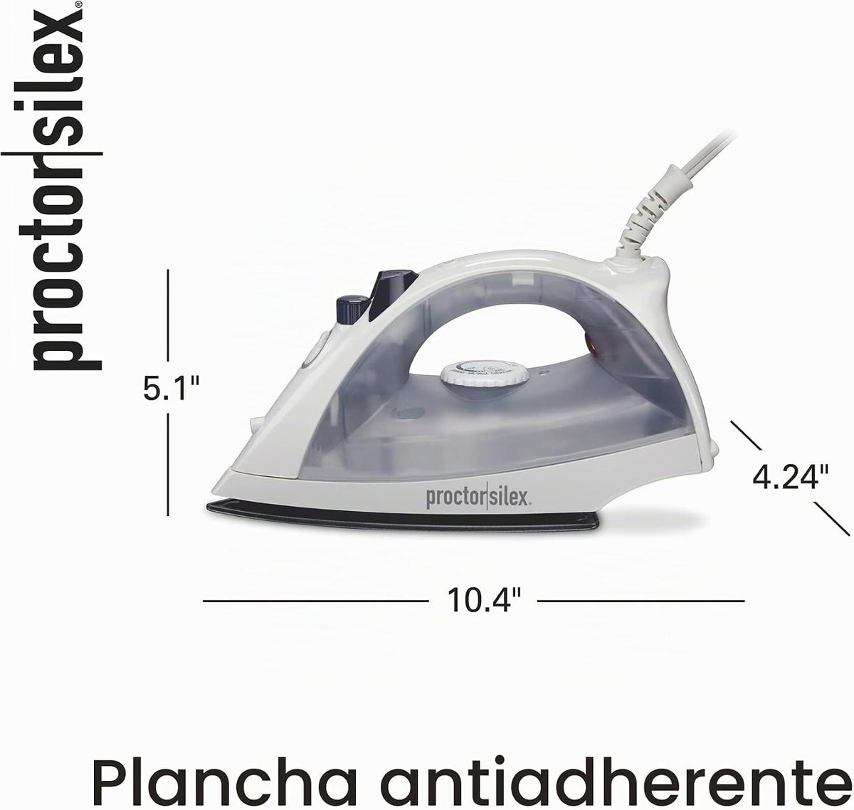 Plancha de vapor Proctor Silex para ropa con ajustes de vapor ajust...
