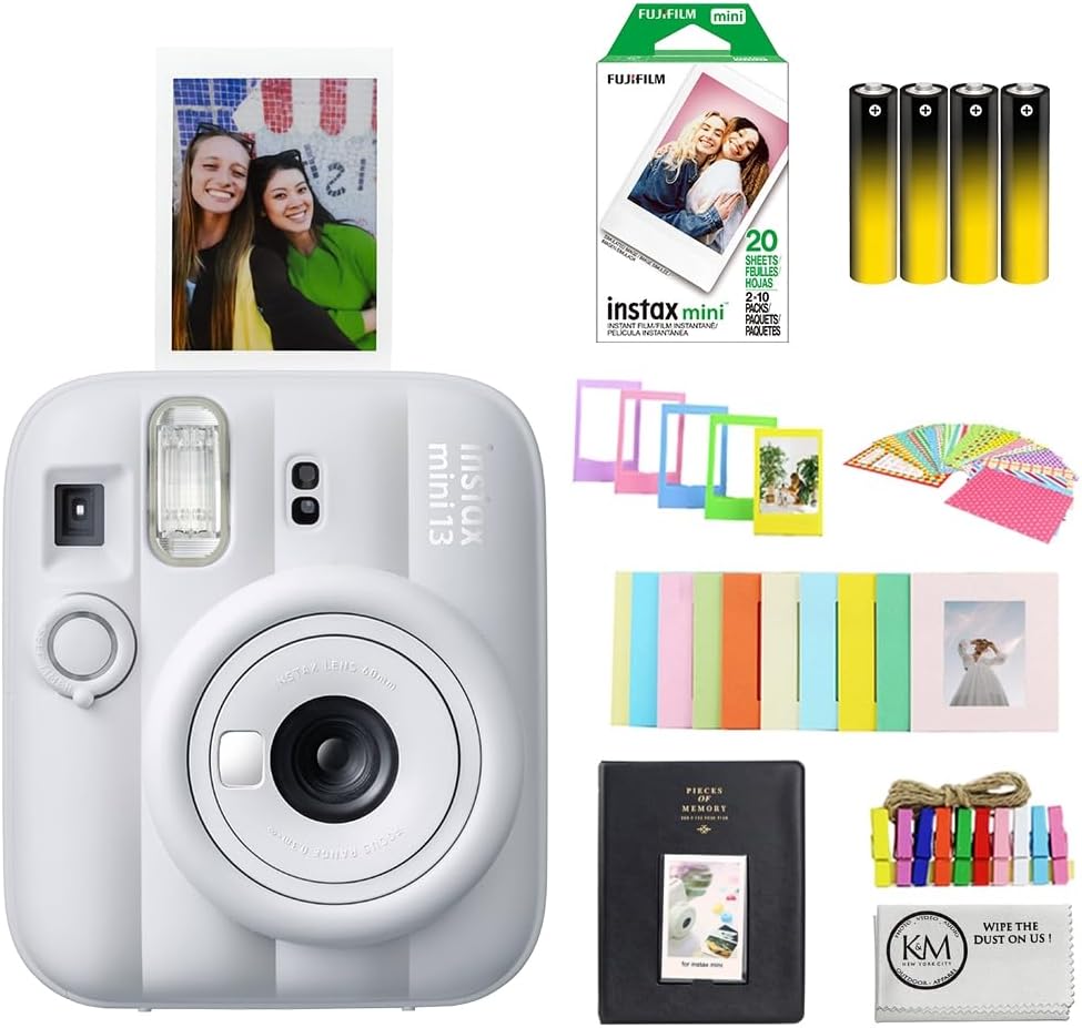 Cámara de película instantánea FUJIFILM INSTAX MINI 13 | Paquete de...