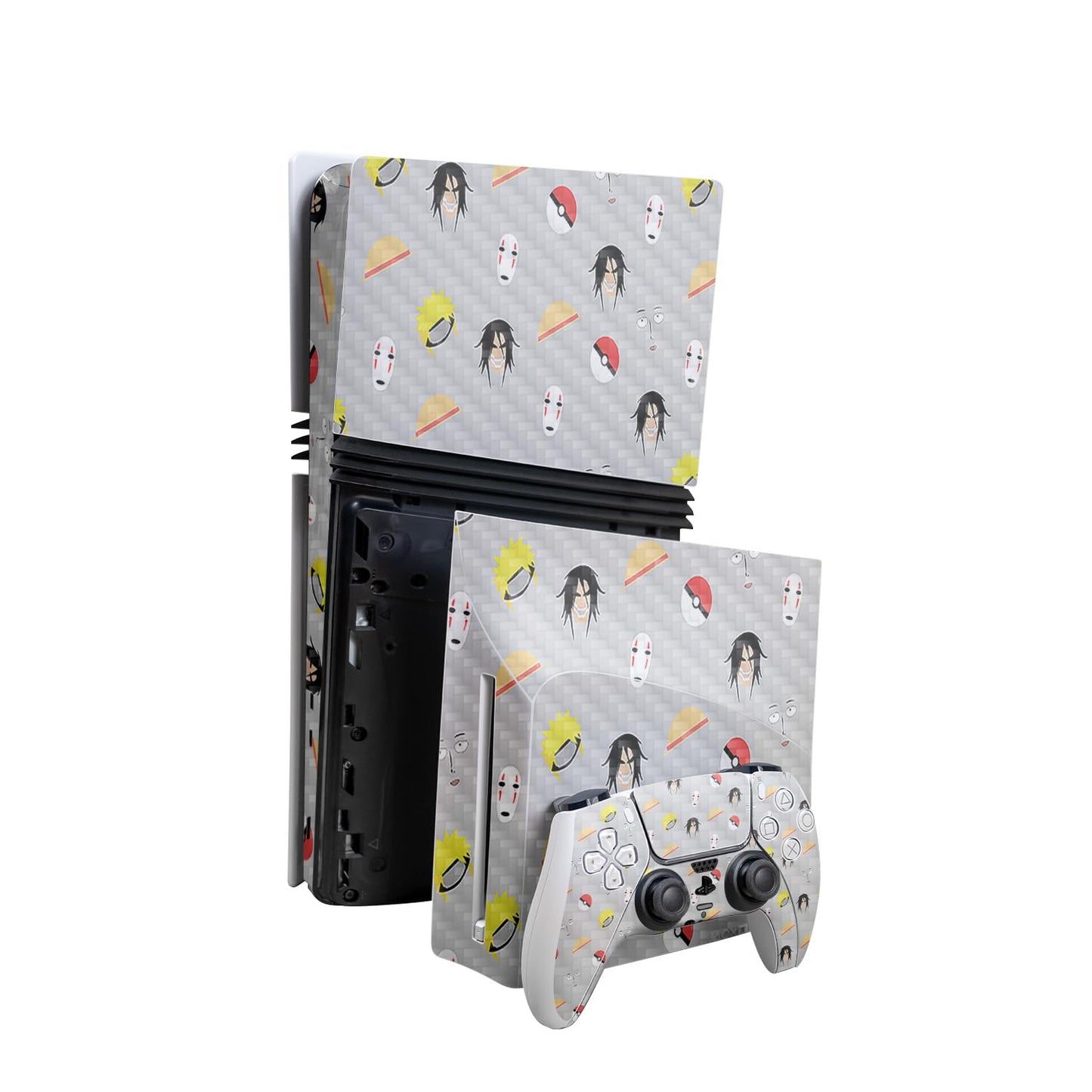 MightySkins - Funda de fibra de carbono compatible con PlayStation...