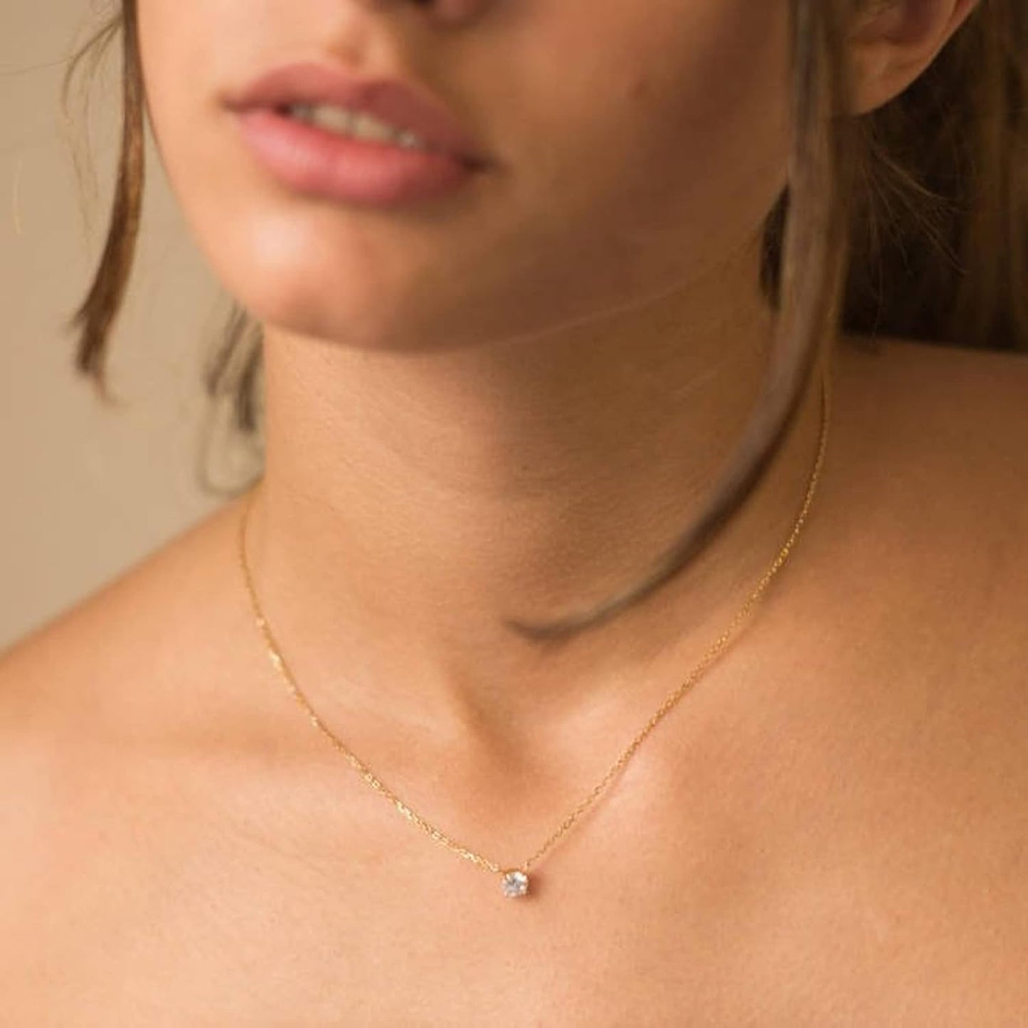 NECOCY - Collares delicados chapados en oro de 14k\/plata con circo...