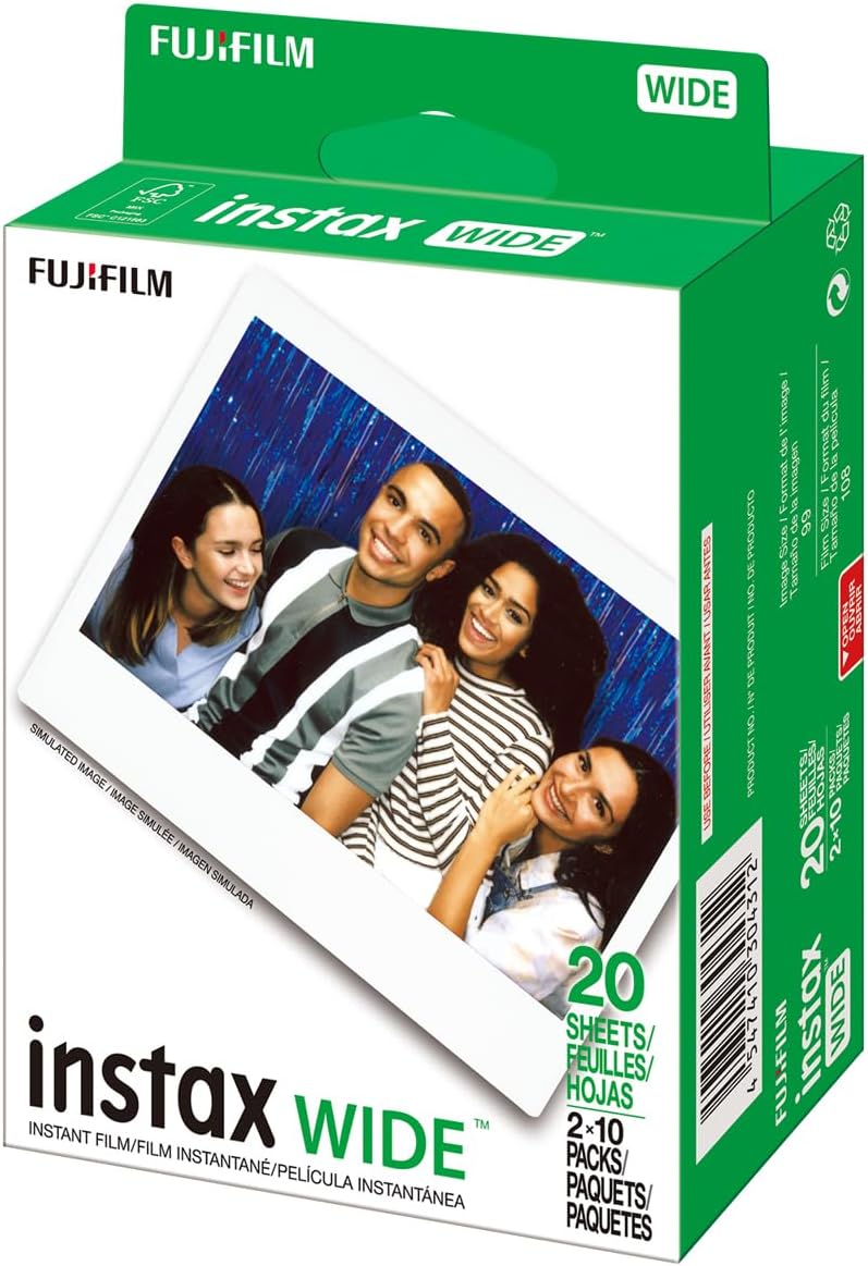Fujifilm Instax Wide películas instantáneas para Fuji Instax Wide 2...
