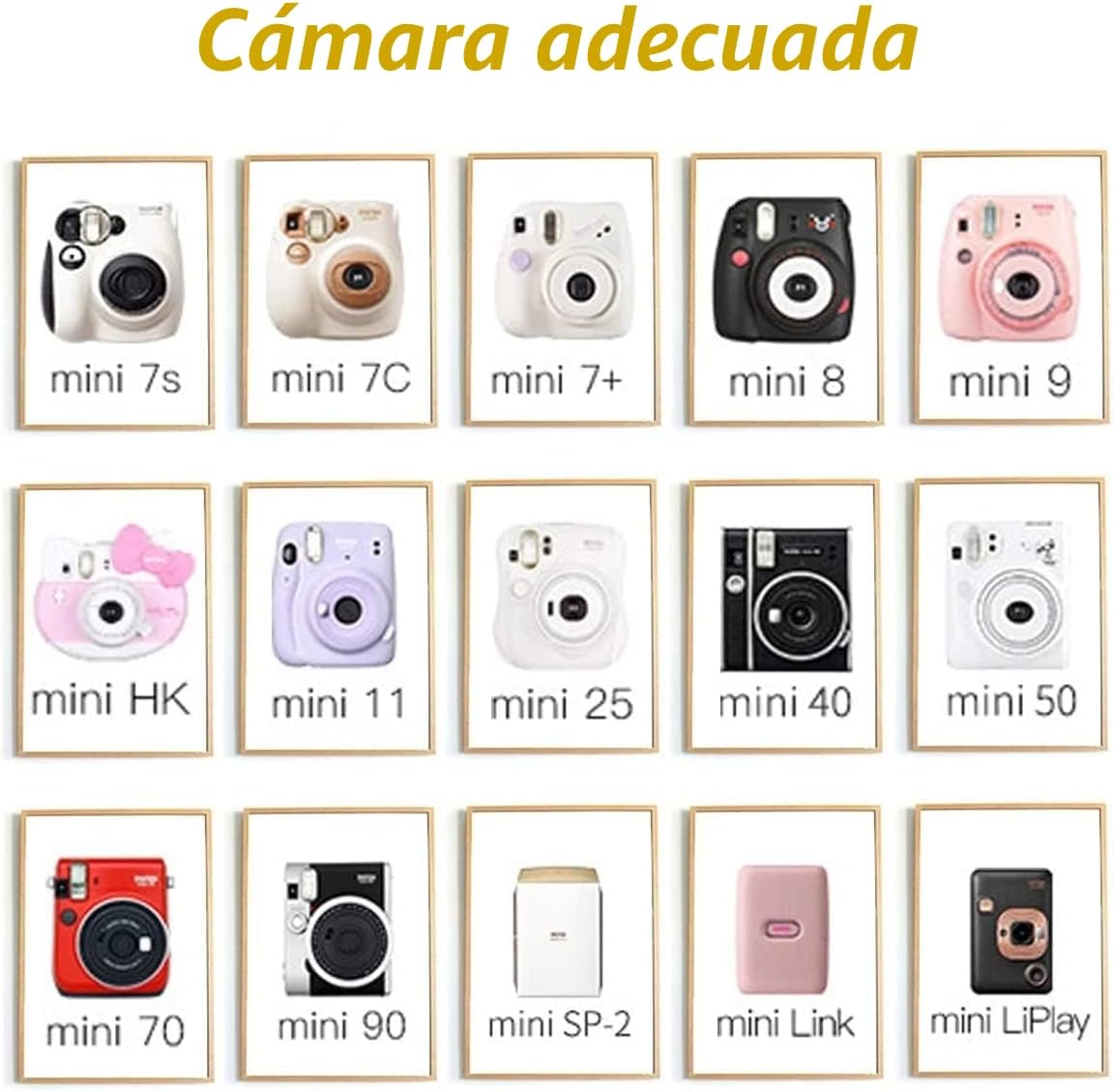 Fujifilm Película Instax Mini para cámara instantánea: 20 disparos...