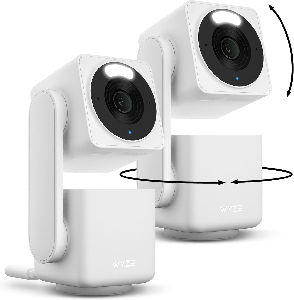 WYZE Cam Pan v4 (paquete de 2), sistema de cámara de seguridad inte...