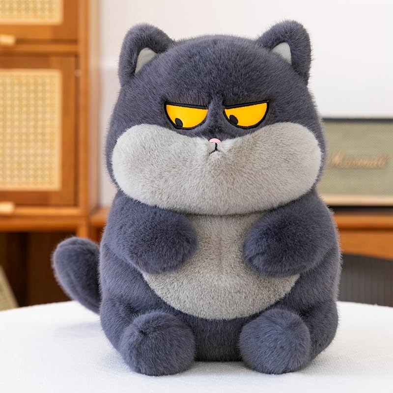 Riverwar Juguete de peluche de gato gruñón, lindo regalo grande de...