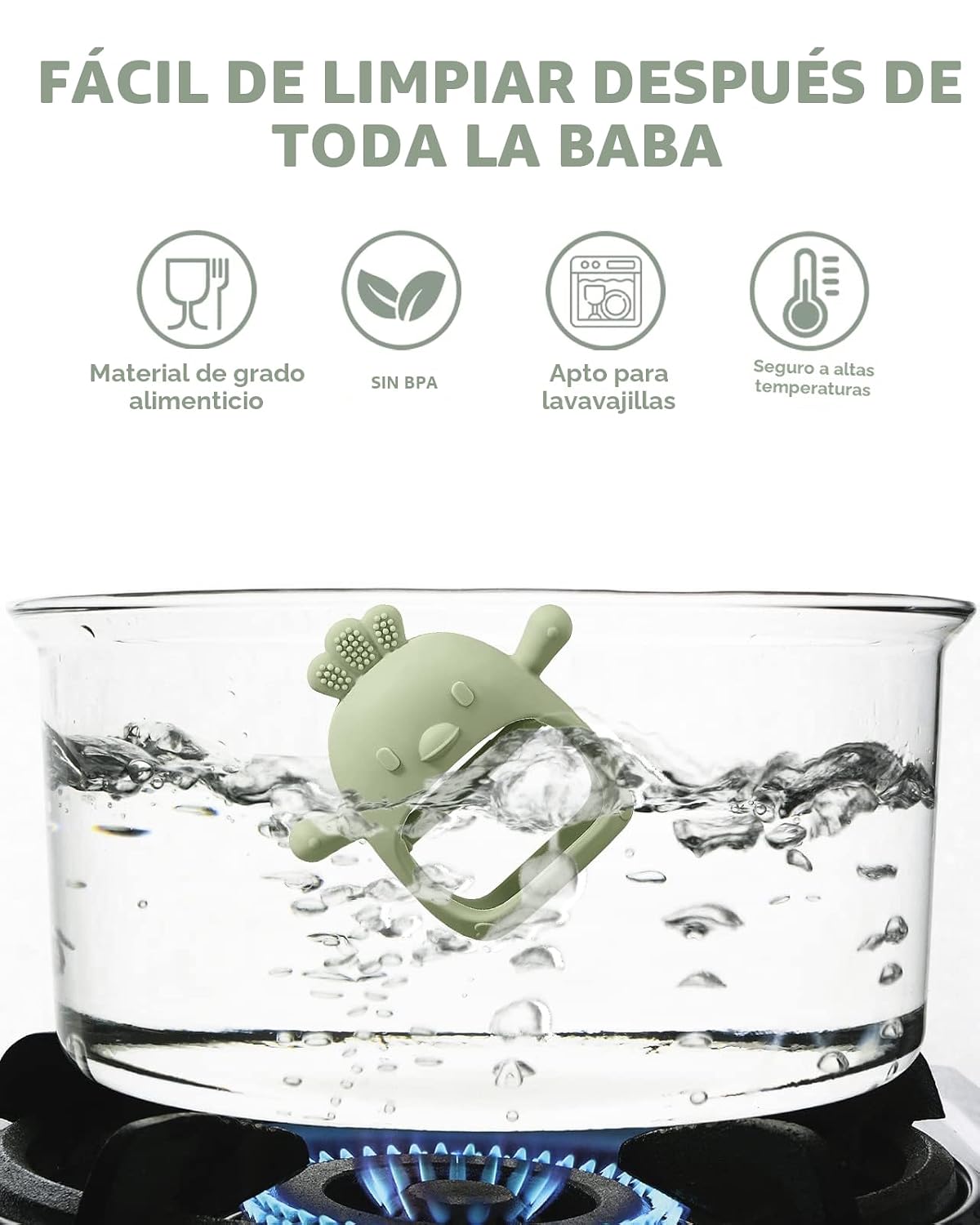 2 Paquetes Juguete de Dentición para Bebés Manopla de Dentición de...