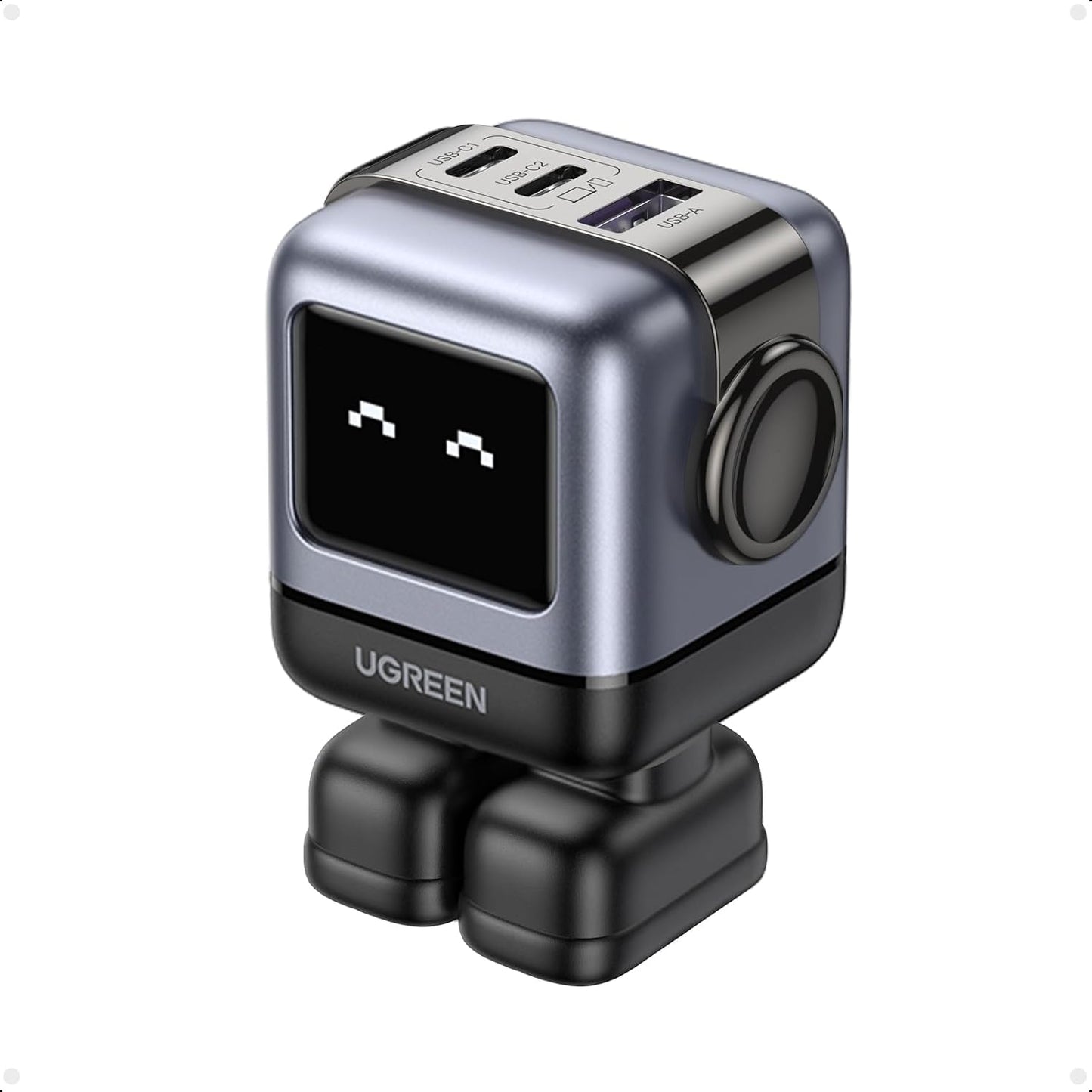 UGREEN Uno - Adaptador de cargador USB C de 65 W, 3 puertos, bloque...