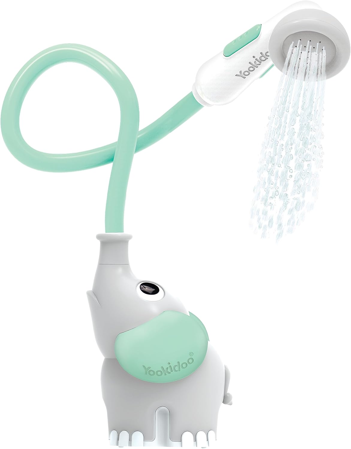 YOOKIDOO - Cabeza de regadera para bebé con forma de elefante con a...