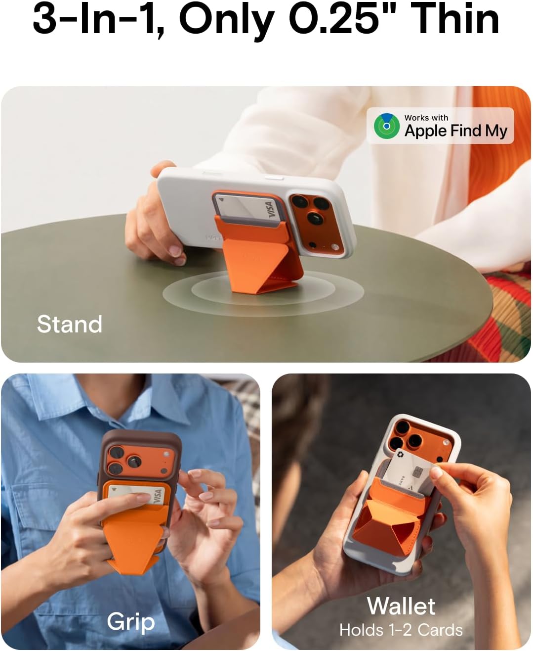MOFT Soporte magnético para billetera compatible con iPhone 17\/16\...
