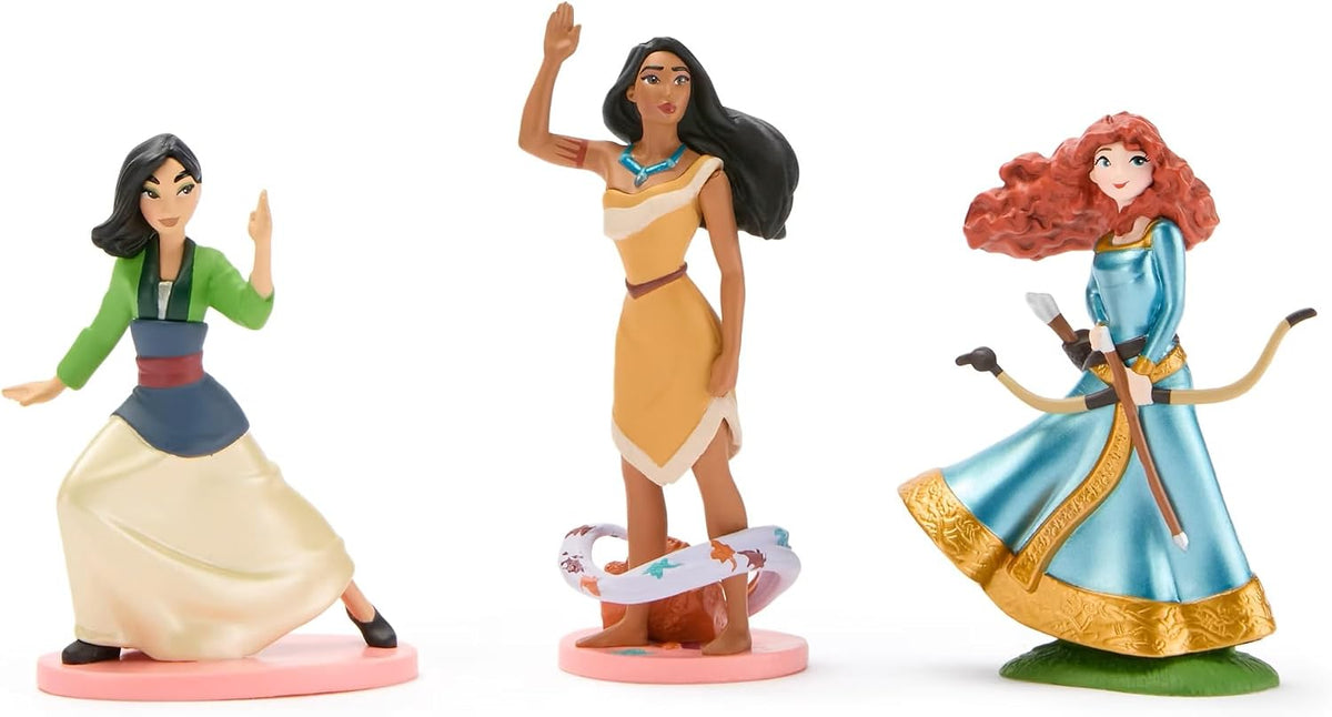 Disney Store Juego de figuras oficiales de princesa: 7 figuras de D...