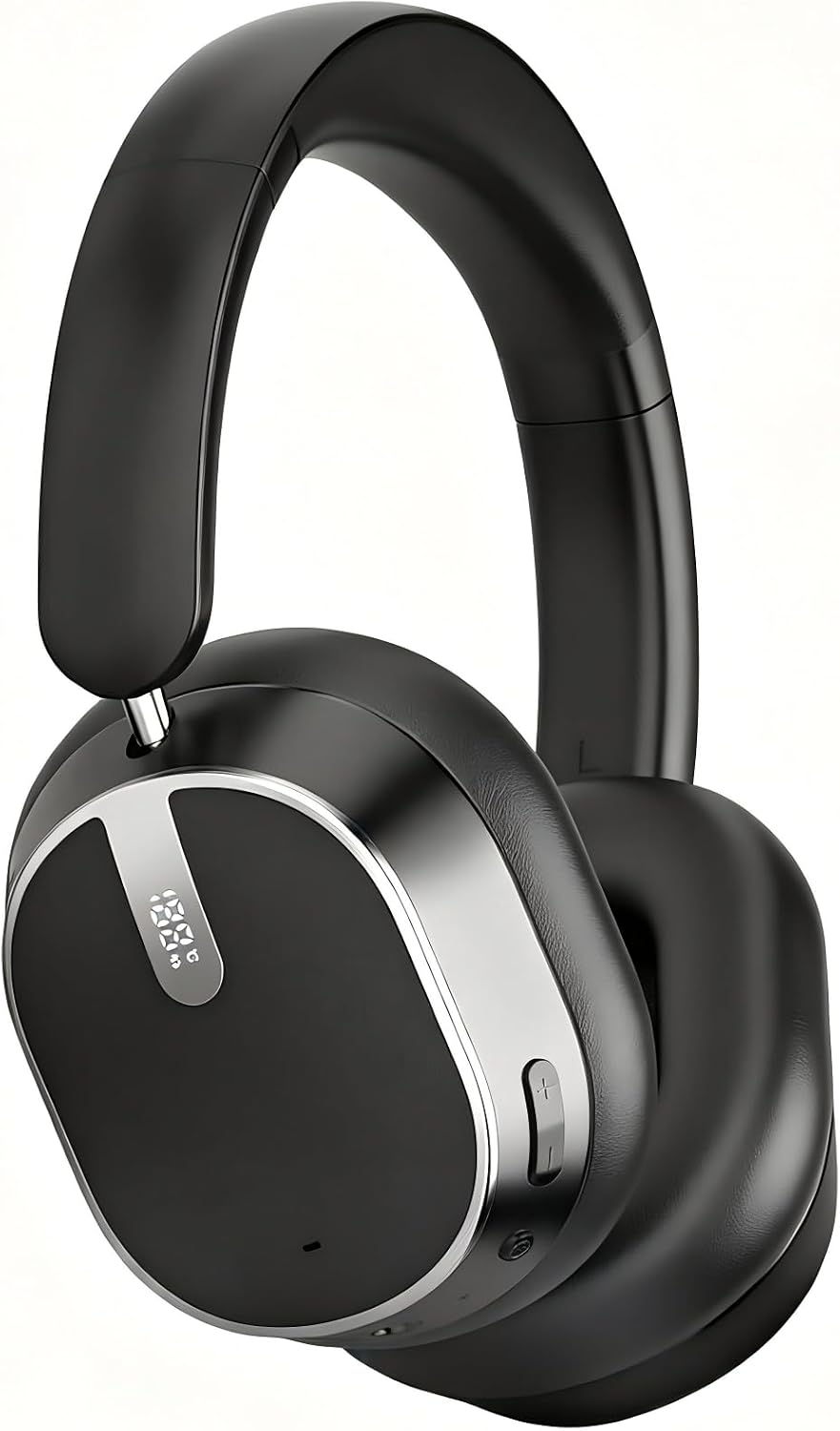 MMWOWARTS Auriculares inalámbricos sobre la oreja, cancelación acti...