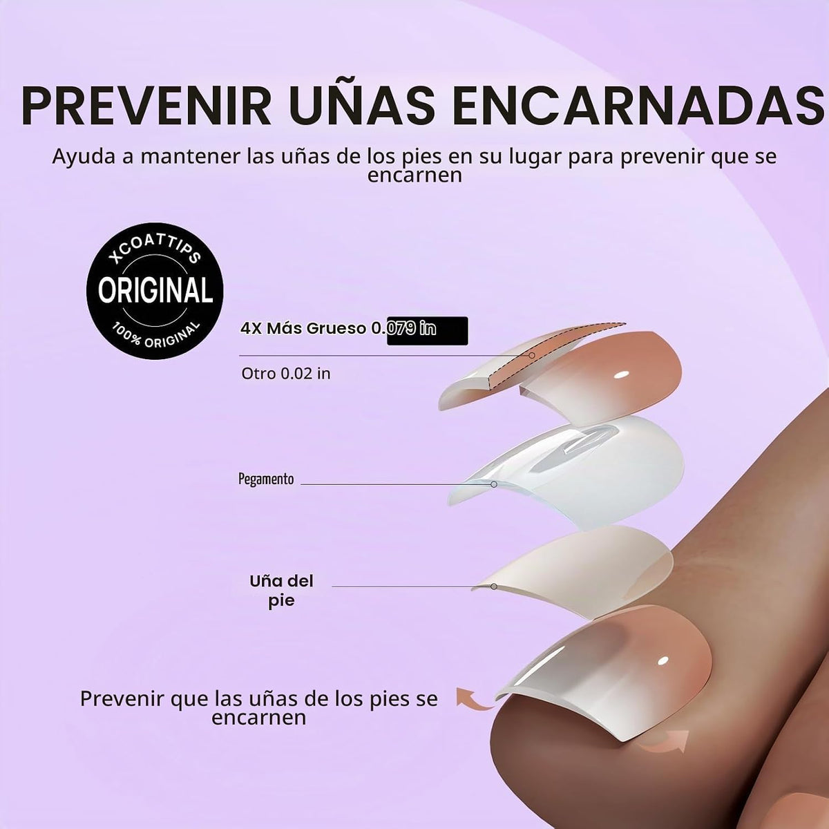BTArtbox - Uñas a presión, color rosa baby boomer, squoval corto, d...