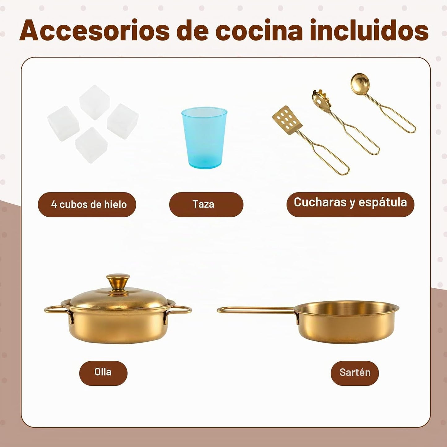HONEY JOY Juego de Cocina para Niños, Conjunto de Cocina de Juguete...