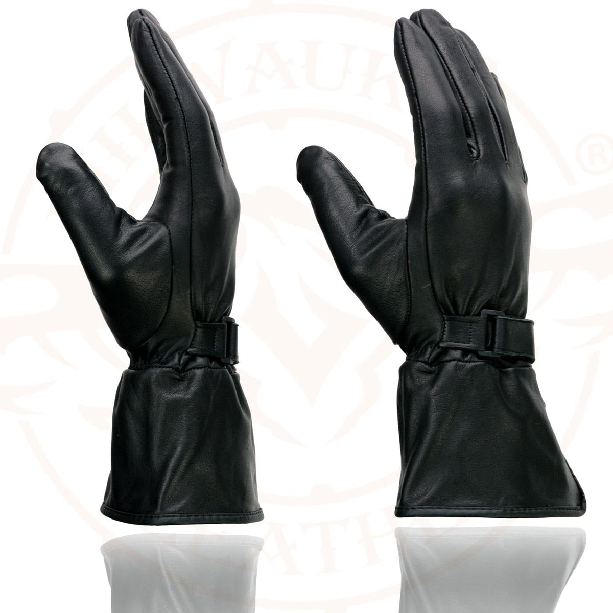 Milwaukee Leather Guantes de cuero para mujer