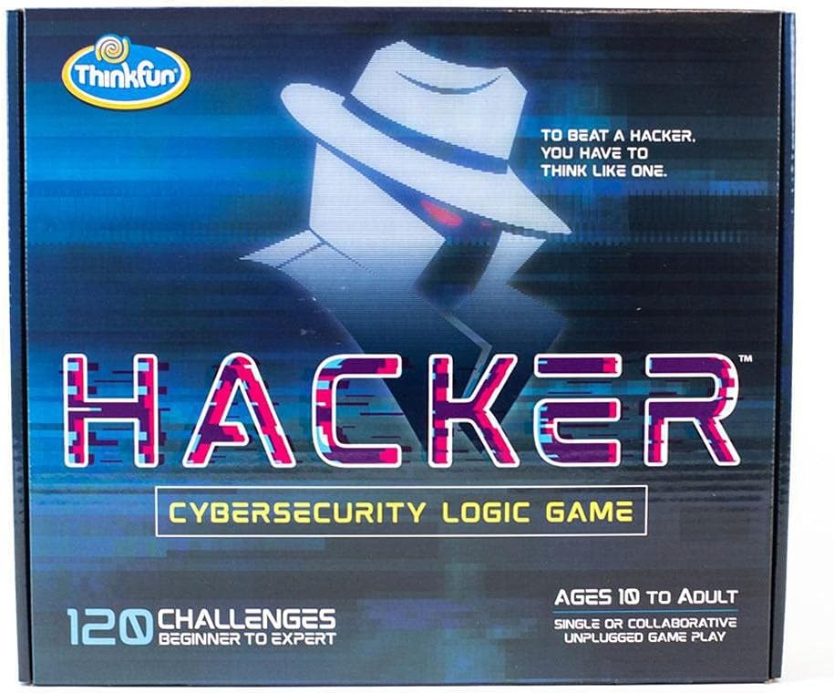 Think Fun Hacker - Juego de codificación de ciberseguridad y juguet...