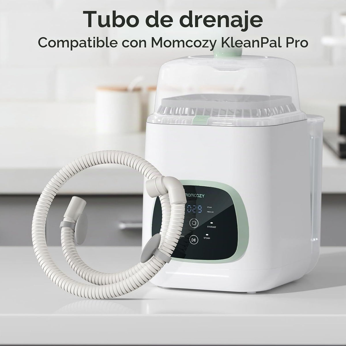 Momcozy KleanPal Pro - Lavadora de biberones y manguera de drenaje...