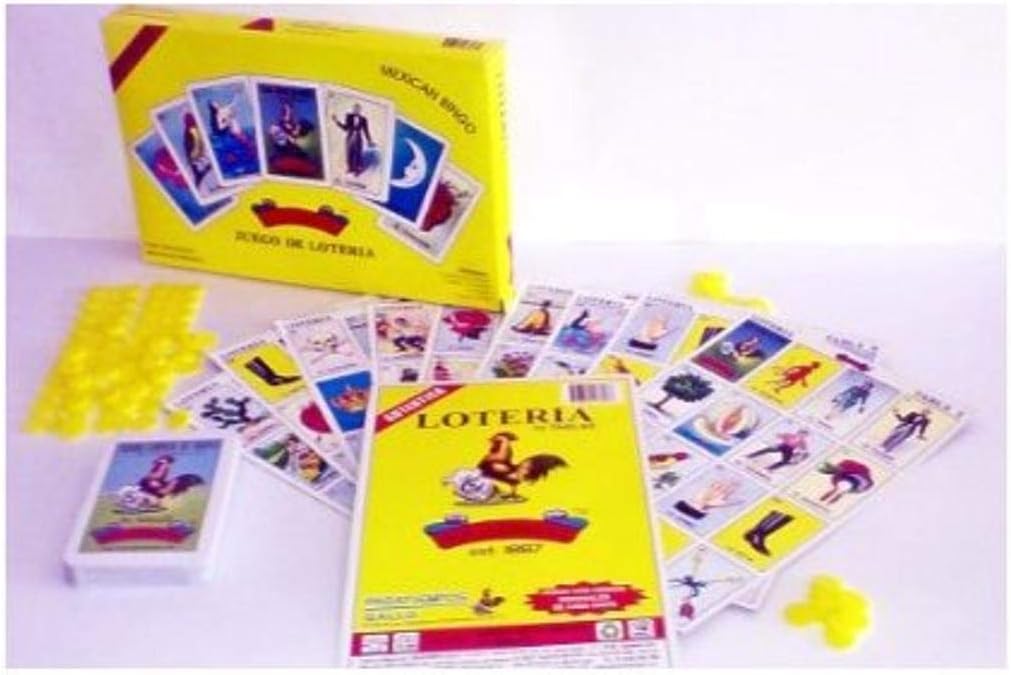 Don Clemente Authentic Juego de cartas de lotería con caja de regalo