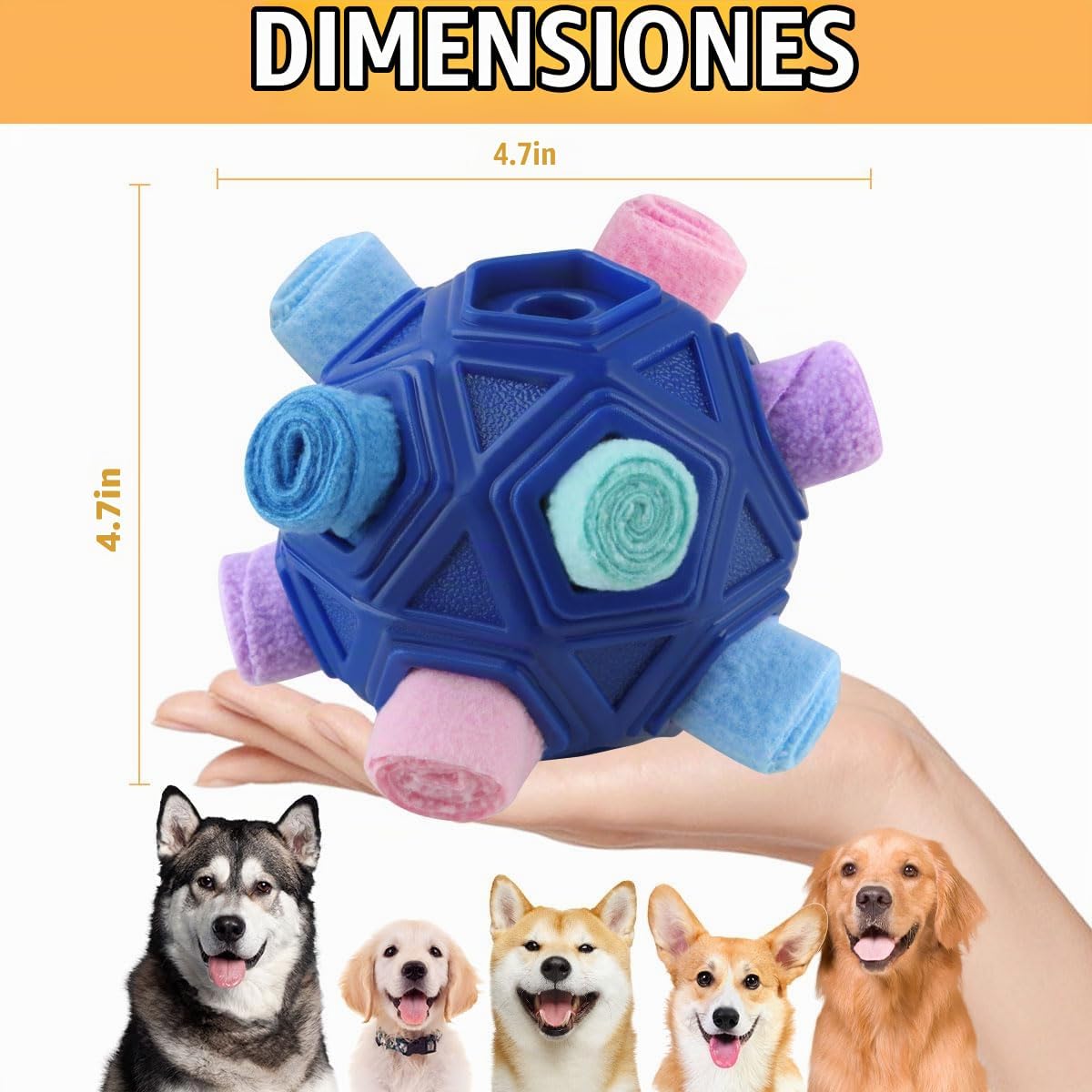 Petration Pelota de Olfato para Perros - Juguetes Interactivos de R...