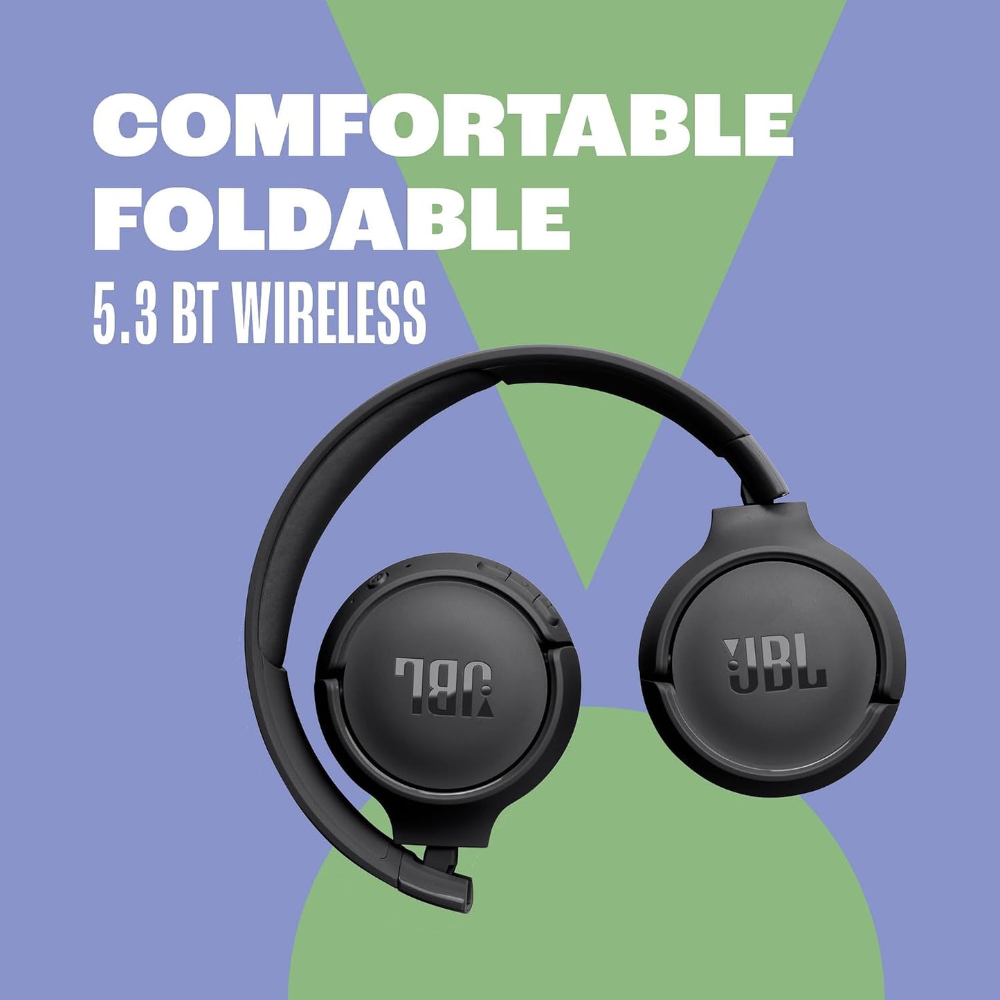JBL Tune 520BT - Auriculares inalámbricos tipo orejera, hasta 57H d...