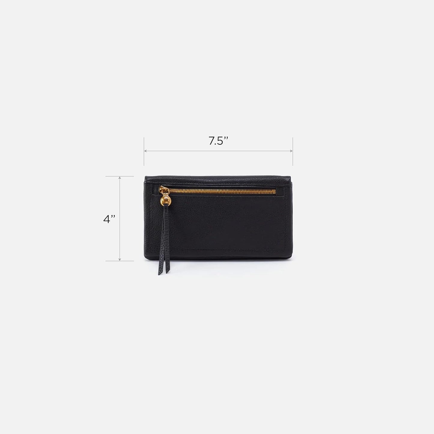HOBO Cartera Lumen Continental para mujer | Cuero, cierre magnético...