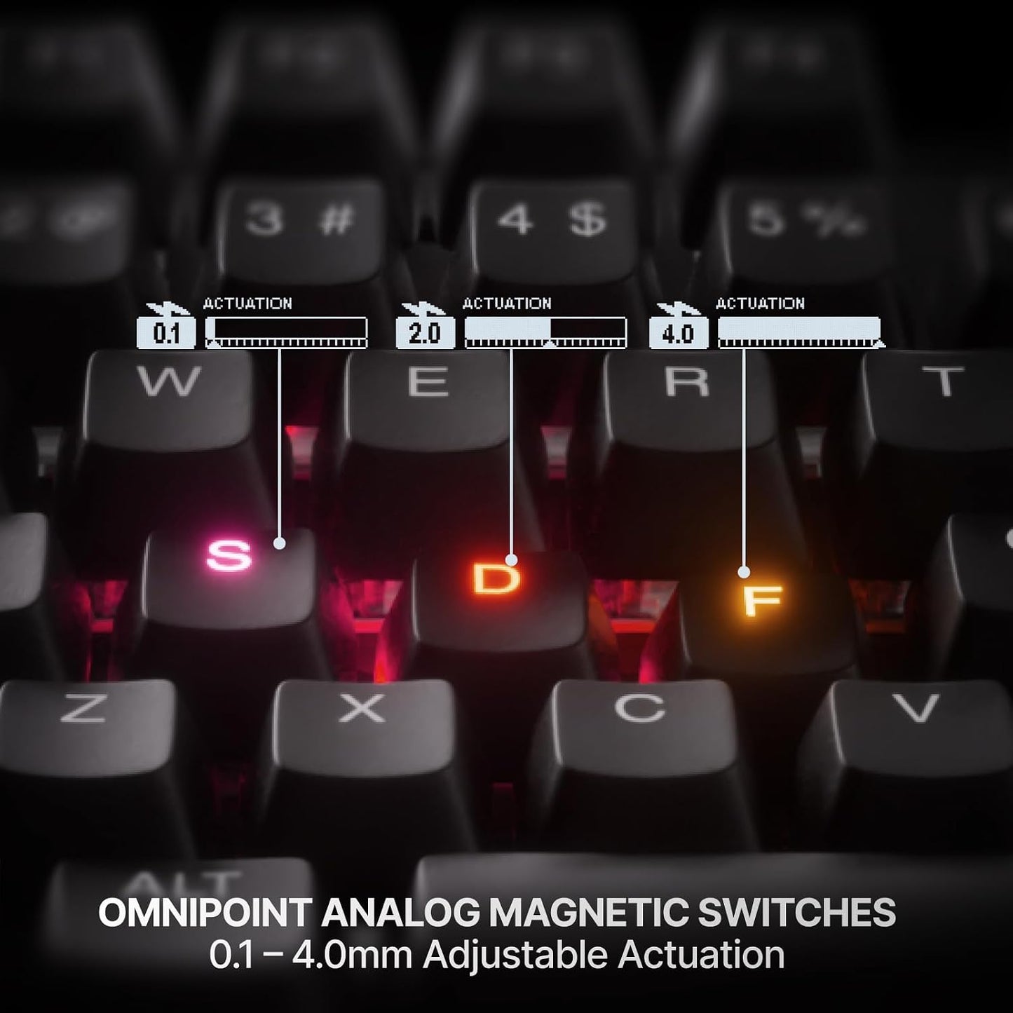 SteelSeries Apex Pro TKL Gen 3 OmniPoint 3.0 Interruptores hipermag...