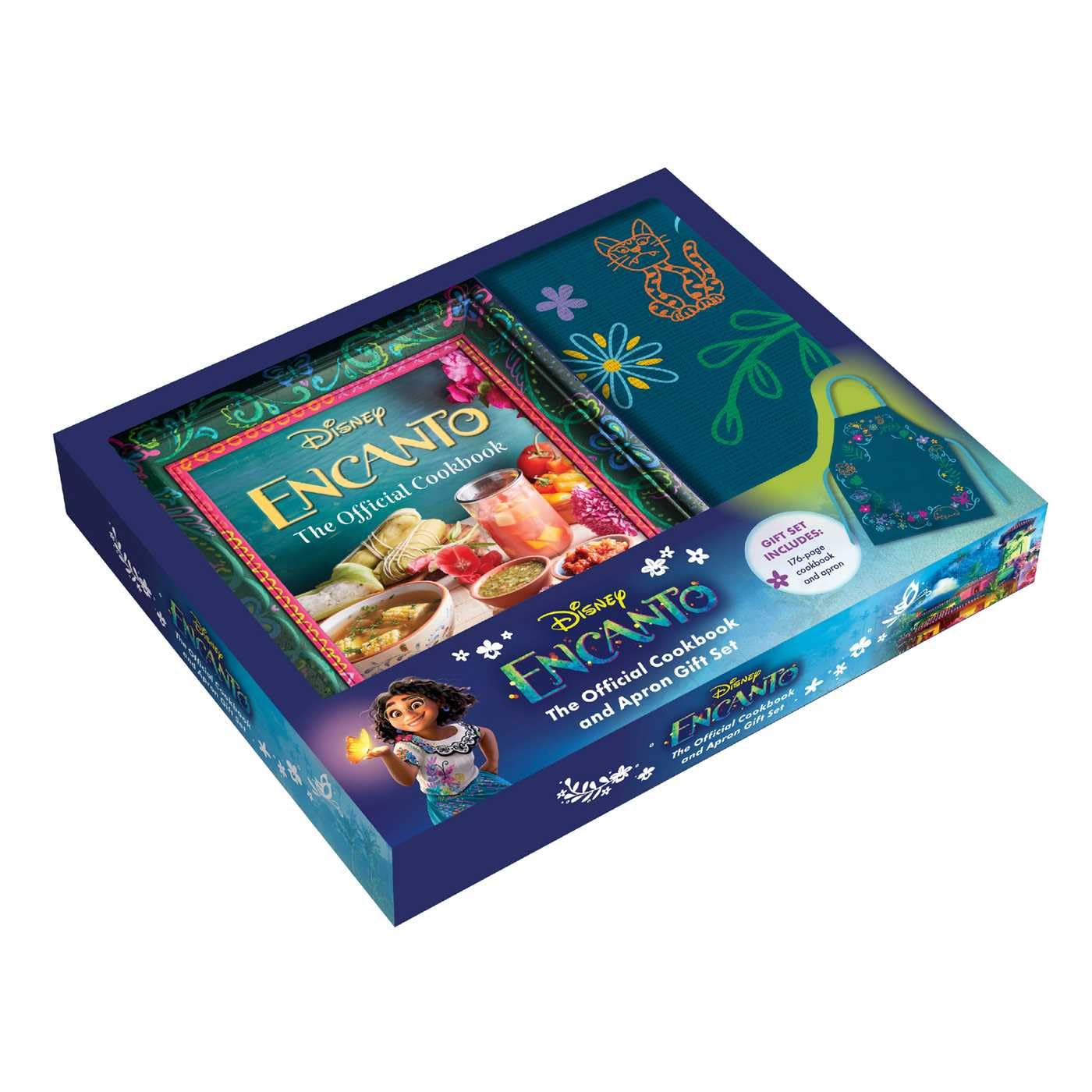 Encanto: El set de regalo oficial de libro de cocina y delantal (Di...