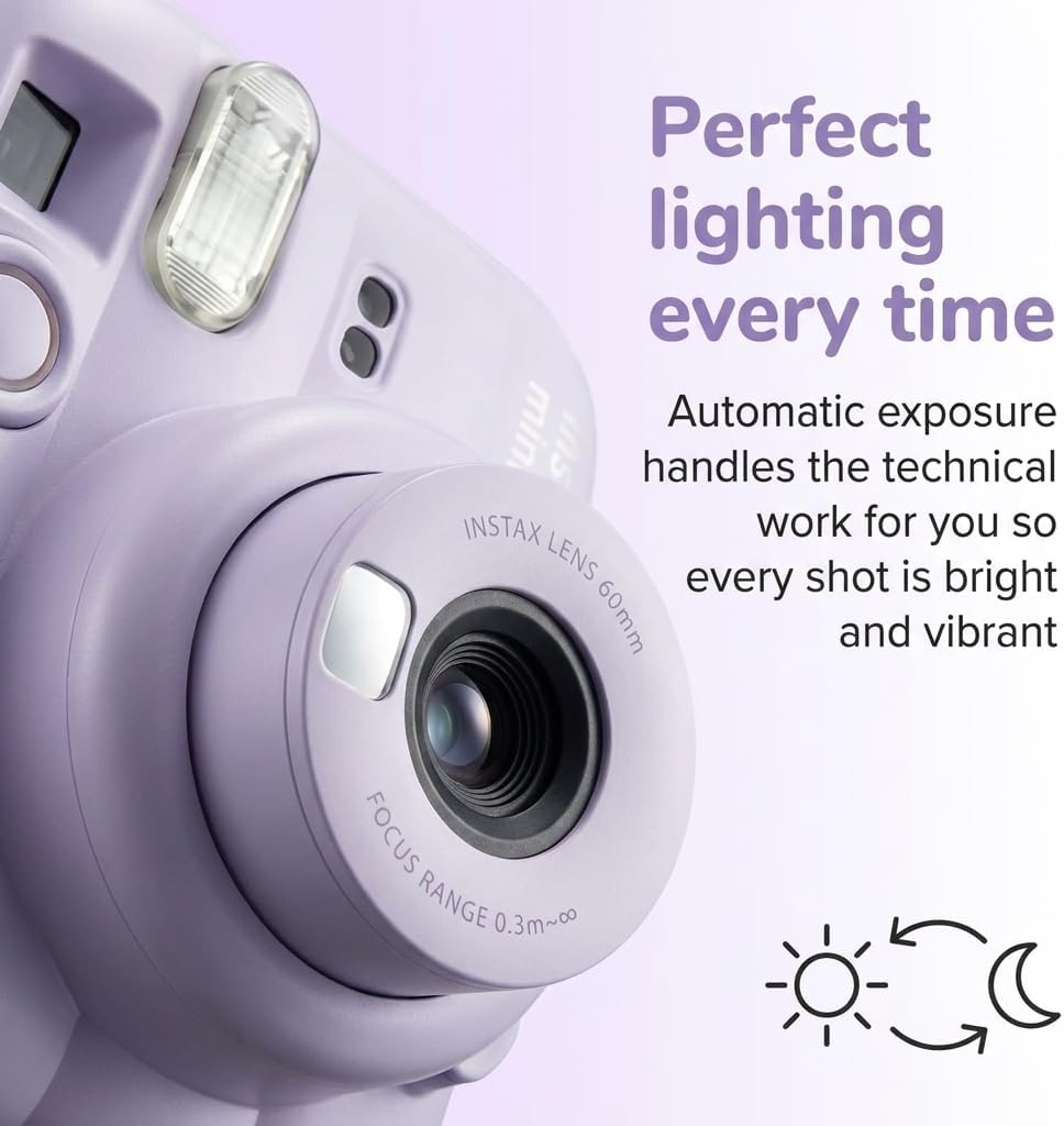 Fujifilm Instax Mini 13 - Cámara instantánea color blanco arcilla +...