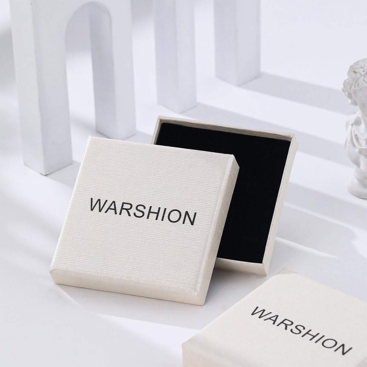 Warshion Collares chapados en oro de 14 quilates para mujer, gargan...