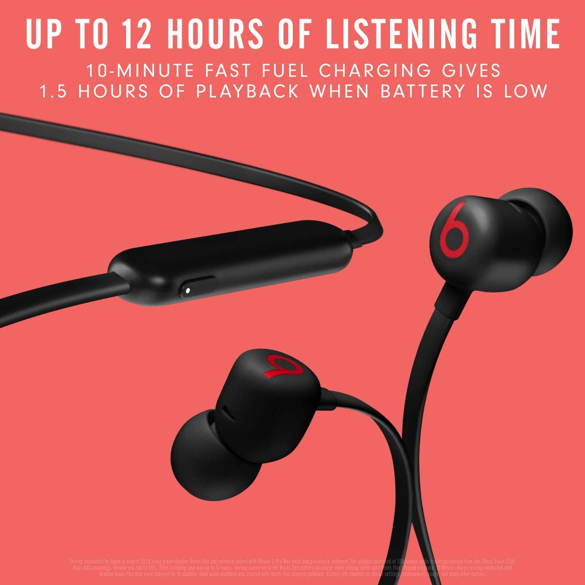 Beats Flex Auriculares inalámbricos - Chip de auriculares Apple W1,...