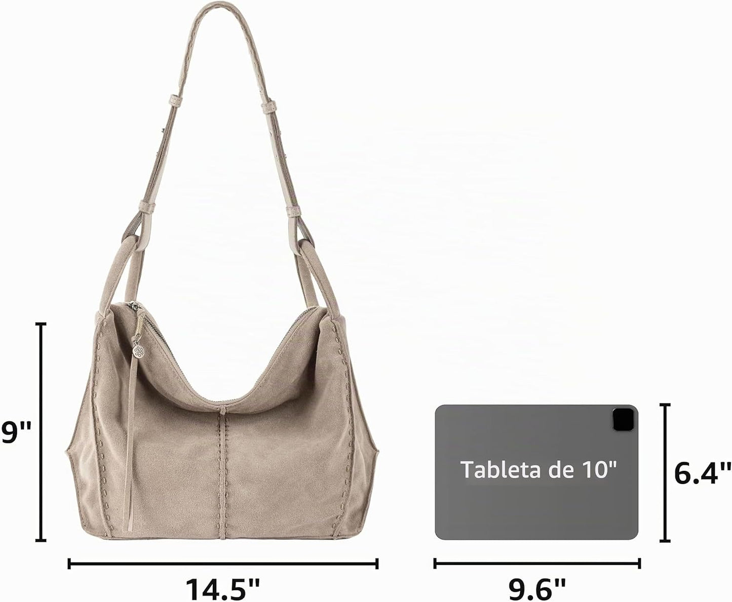 The Sak Los Feliz Bolso Hobo - Bolso grande de cuero de primera cal...