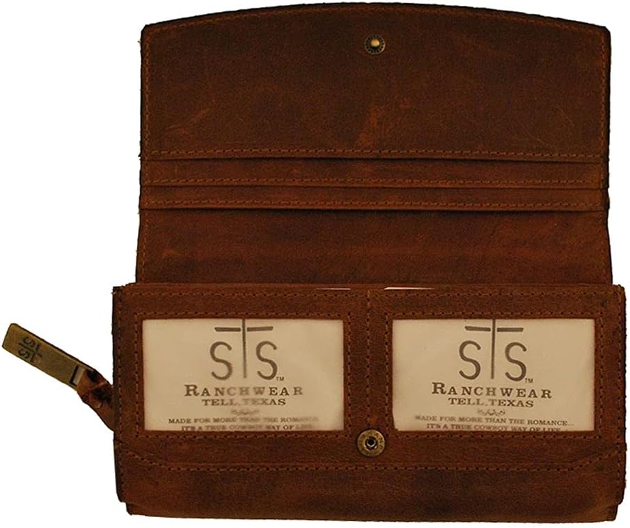 STS Ranchwear Billetera de cuero The Baroness de cuero para mujer,...