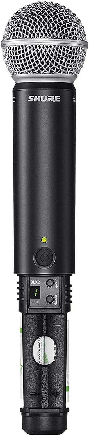 Sistema de micrófono inalámbrico Shure BLX288\/SM58 - Vida de bater...