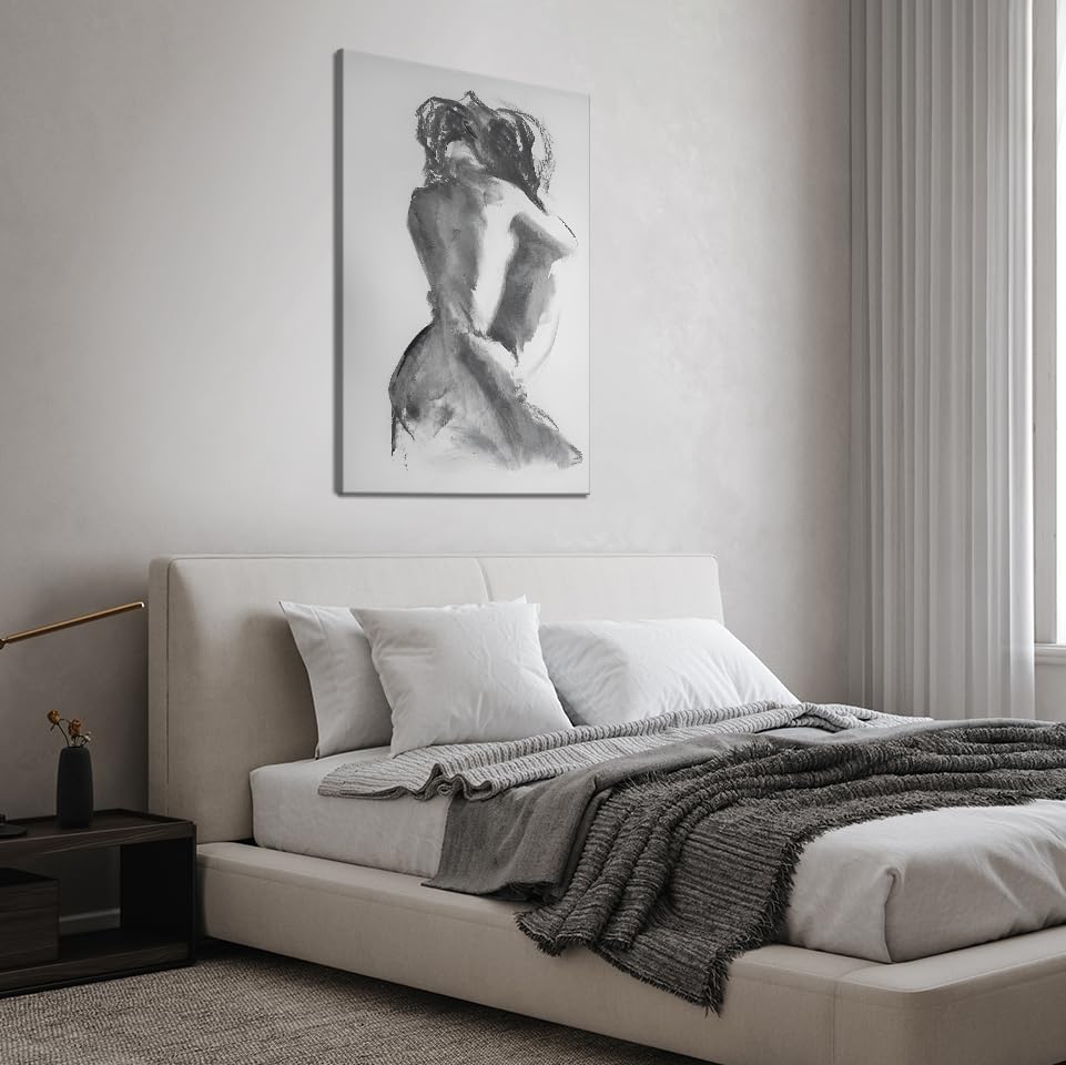 MAMAGO Lienzo decorativo para pared de pareja sexy, abstracto, desn...